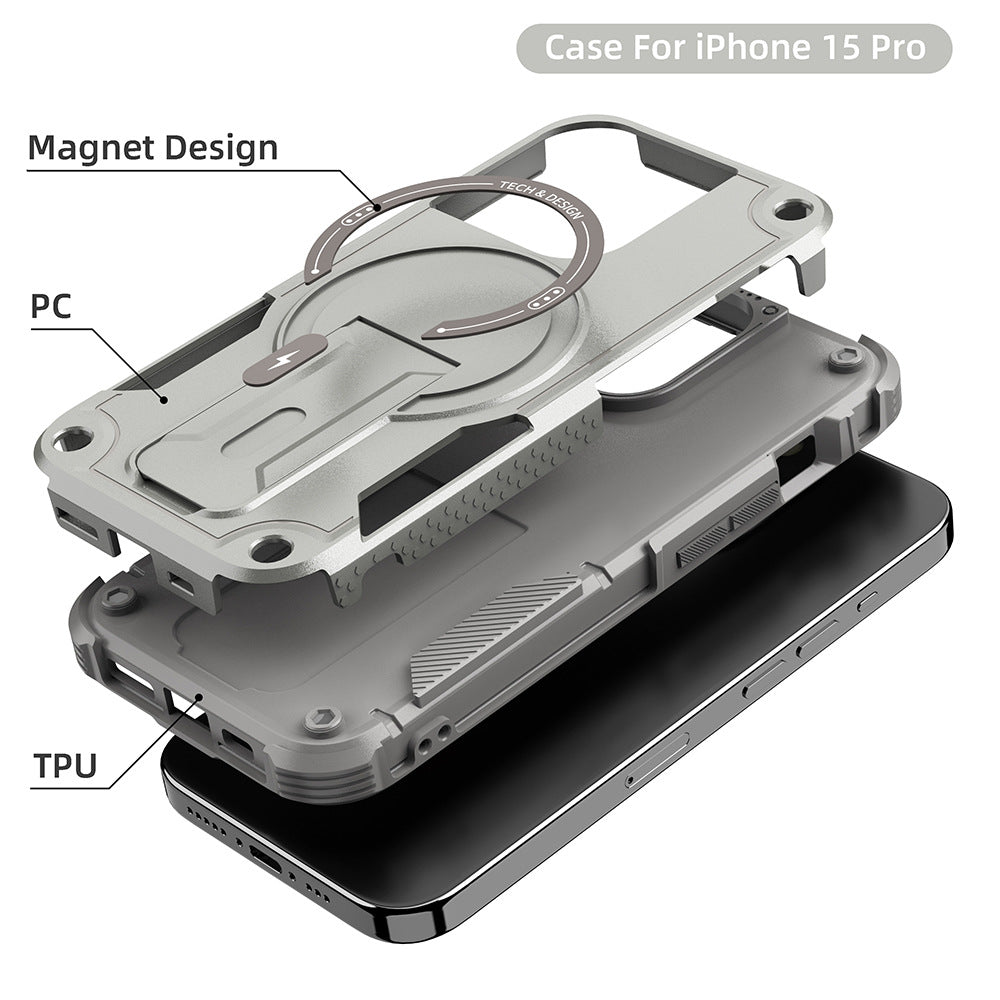 Bundesliga Magnetic Hidden Bracket Mobile Phone Case