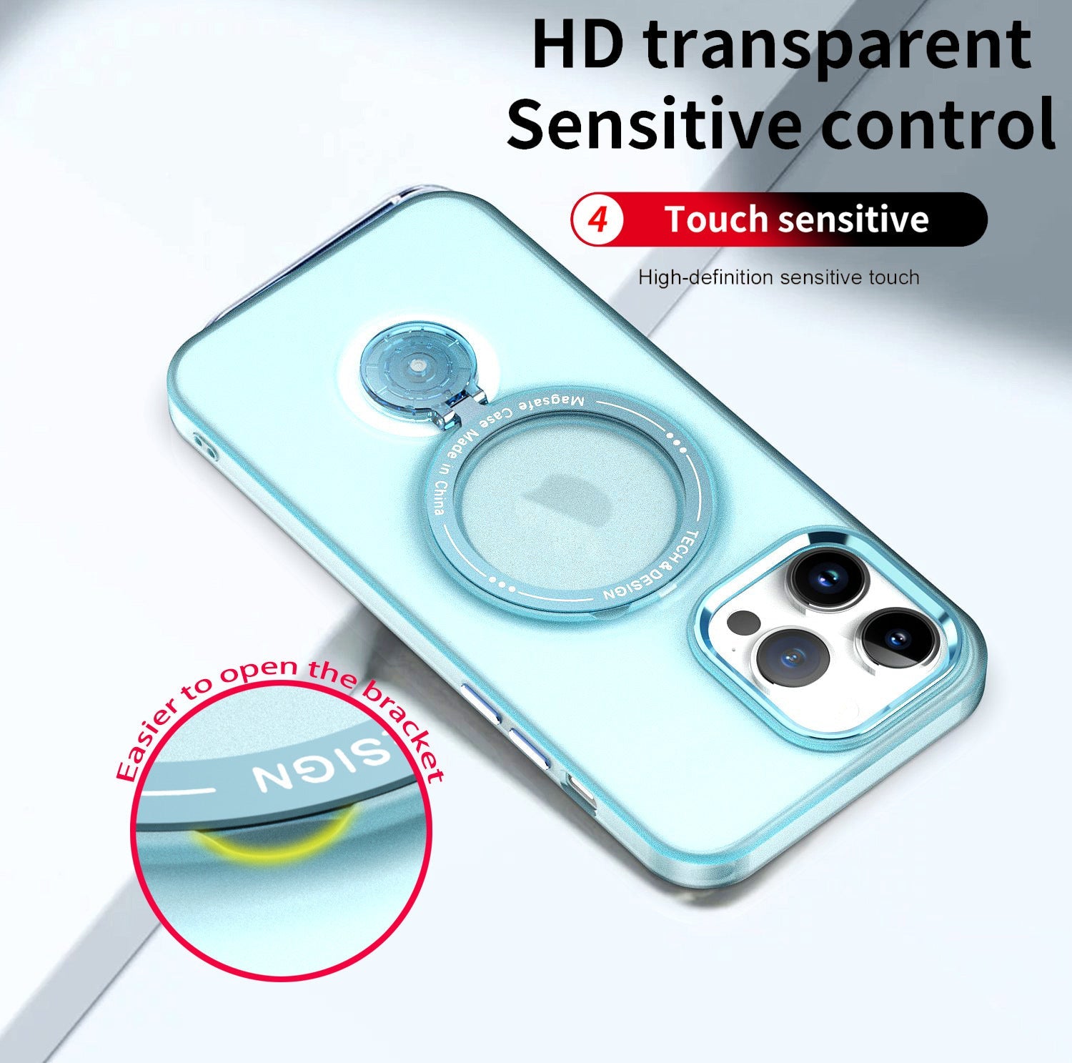 New iPhone 17 Series|360 Degree Rotating Bracket Mobile Phone Case