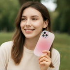 Candy Color Laser iPhone 17 Case – Shiny Gradient Frame & Glossy Protection