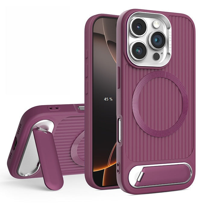 Silicone Phone Case With Magnetic Invisible Bracket