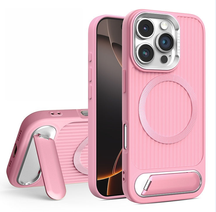 Silicone Phone Case With Magnetic Invisible Bracket