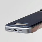 Frameless carbon fiber pattern magnetic lens holder protective cover