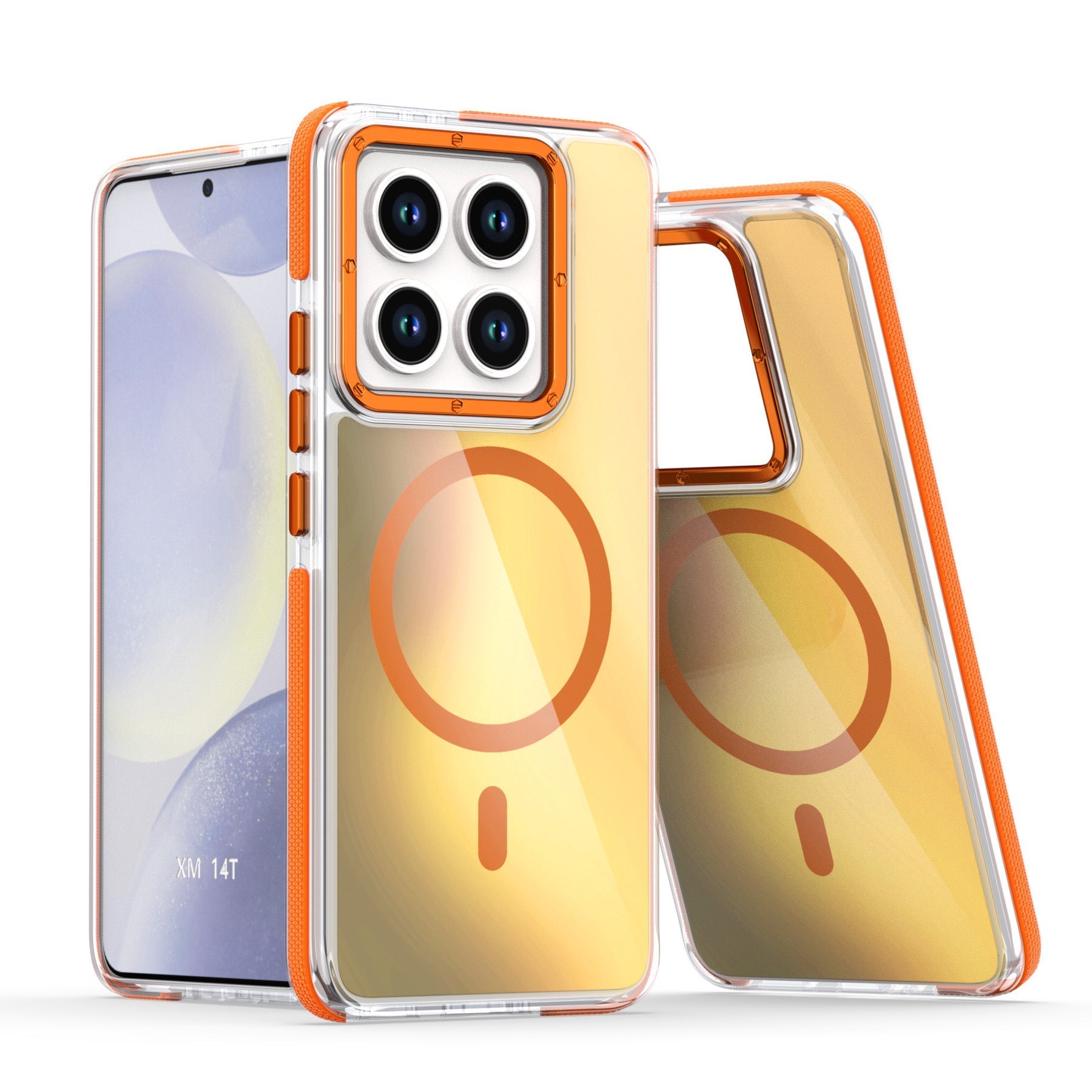 Anti-collision Colorful Magnetic Mobile Phone Case