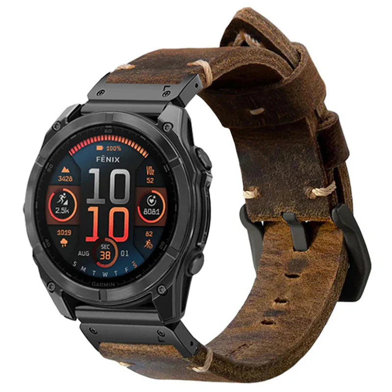 Garmin QuickFit Vintage Leather Band
