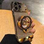 iPhone 17 Series Magnetic Cooling Case | 360° Rotating Stand & Shockproof Protection