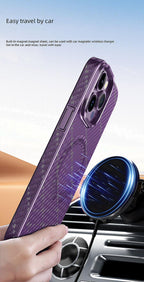 Business Leather Magnetic Phone Case