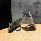 iPhone 17 Series Magnetic Cooling Case | 360° Rotating Stand & Shockproof Protection