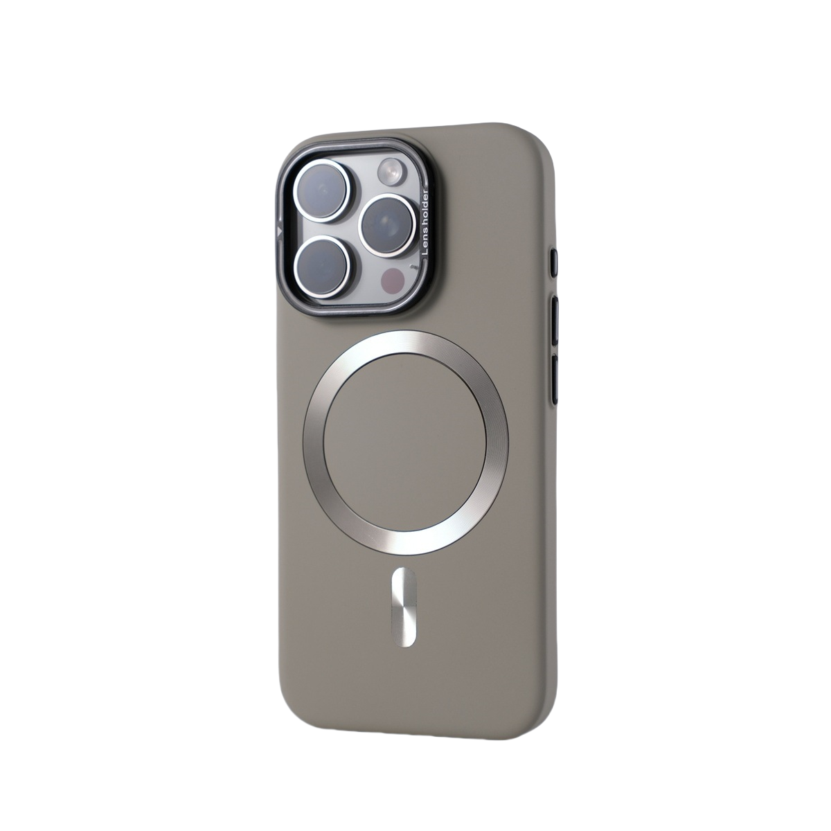 iPhone 17 Series Skin-Feel Magnetic Case with Built-in Lens Holder & Drop Protection