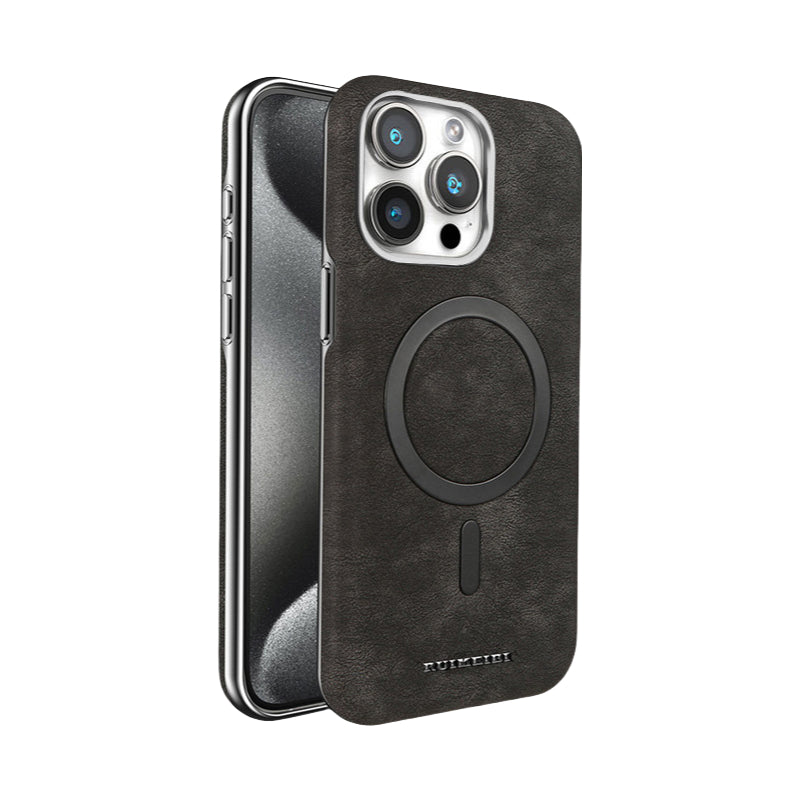 iPhone 16 Pro Max Magnetic Business Leather Case