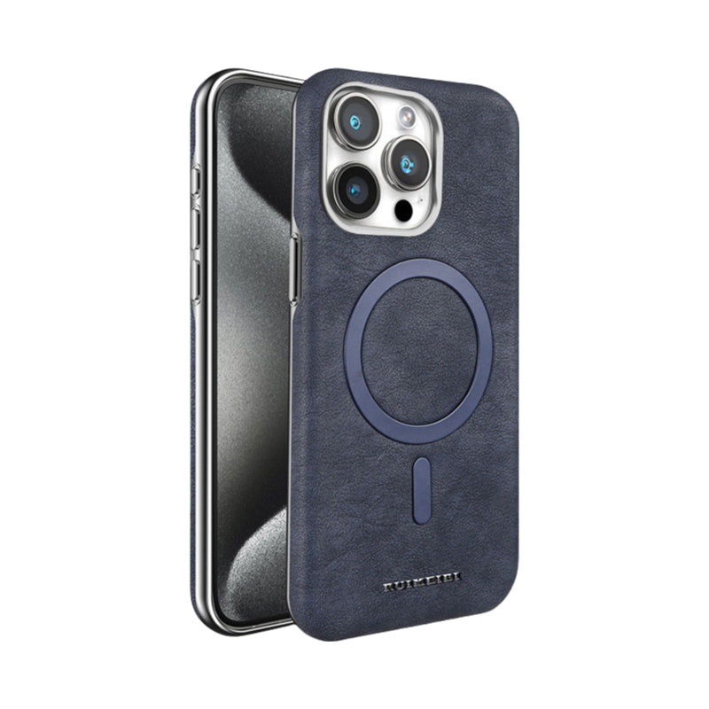 iPhone 16 Pro Max Magnetic Business Leather Case