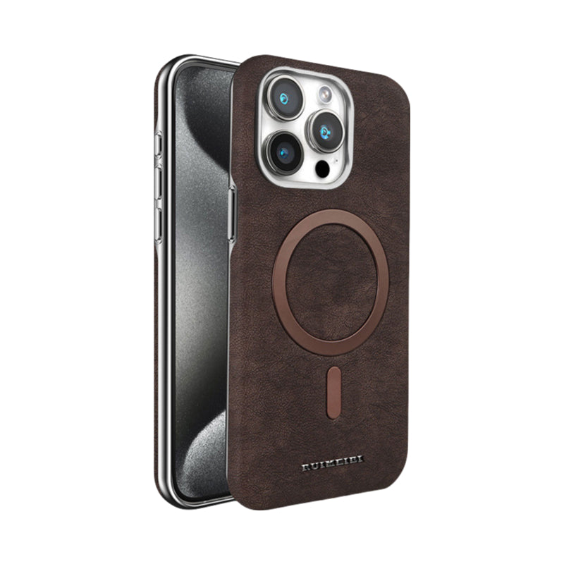 iPhone 16 Pro Max Magnetic Business Leather Case