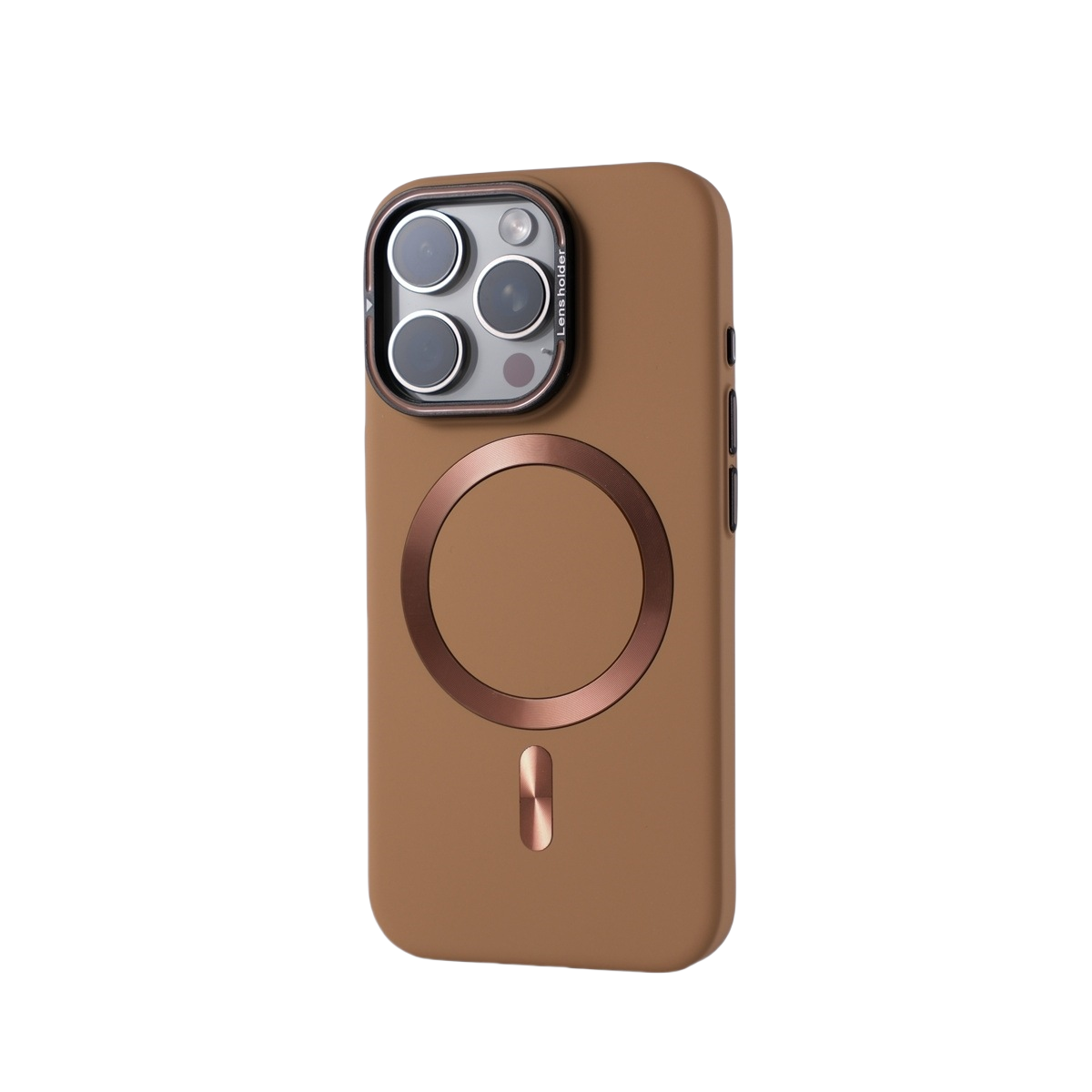iPhone 17 Series Skin-Feel Magnetic Case with Built-in Lens Holder & Drop Protection
