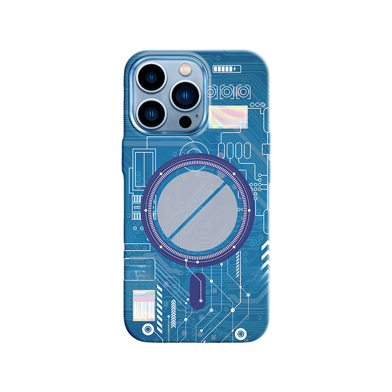 Magnetic Protective Case With Luminous Technology Circuit Board Design