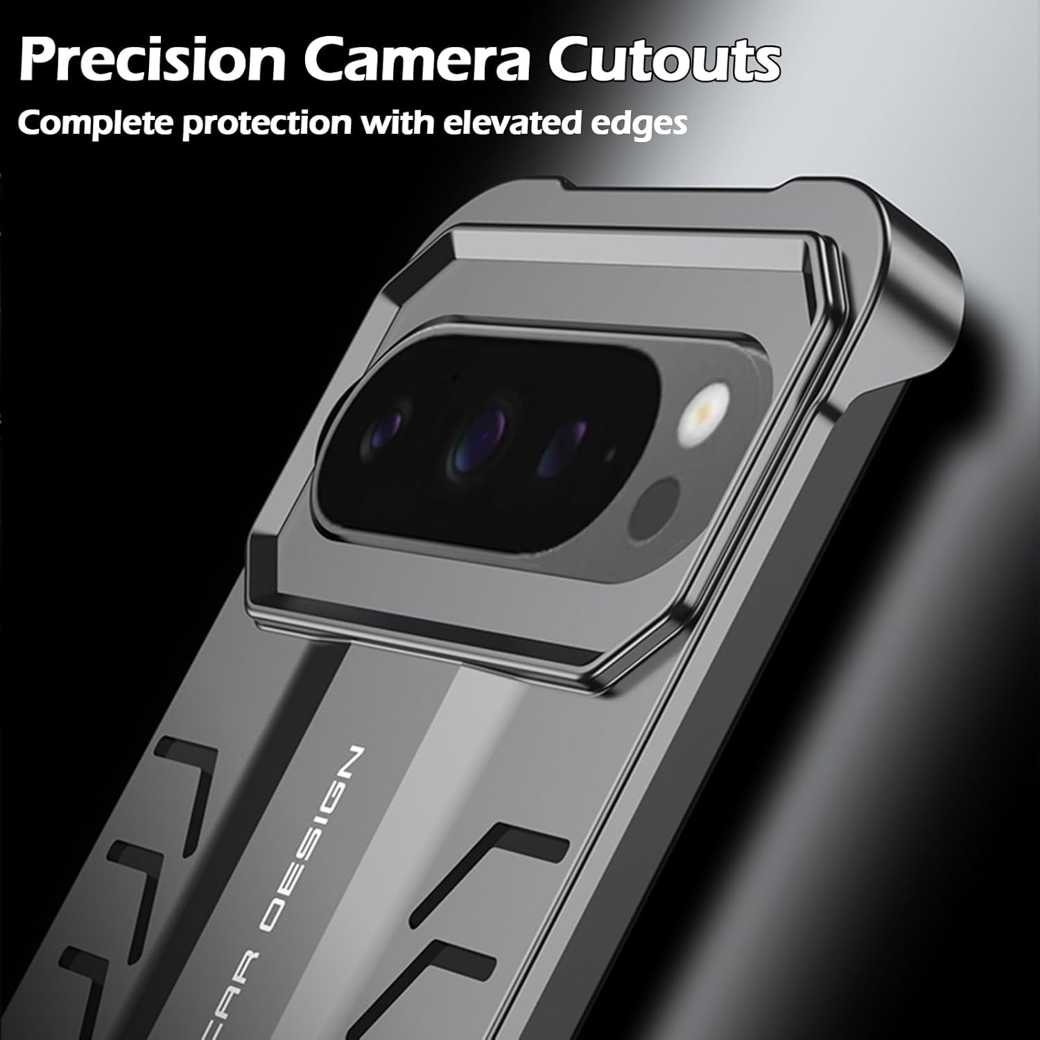 Aluminum Alloy Shockproof Heat Dissipation Case with Elastic Buckle Design