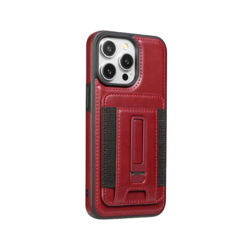 | Leather Magnetic Card Holder Phone Case