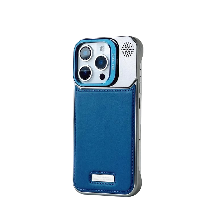 | Frameless Carbon Fiber Leather Magnetic Lens Bracket Protective Case