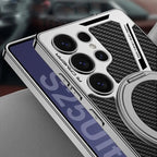 Electroplated leather built-in magnetic ring full-cover protective case(Only Case)