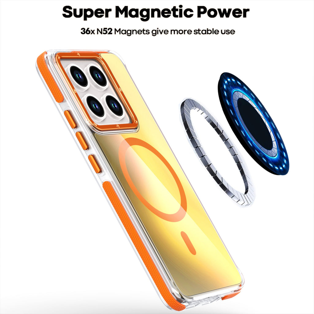 Anti-collision Colorful Magnetic Mobile Phone Case