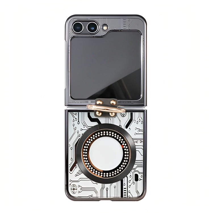 Circuit Board Pattern Power Phone Case with MagSafe