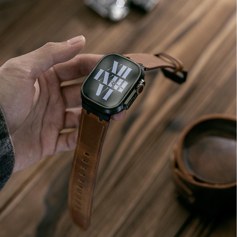 AP Leather Band For Apple Watch