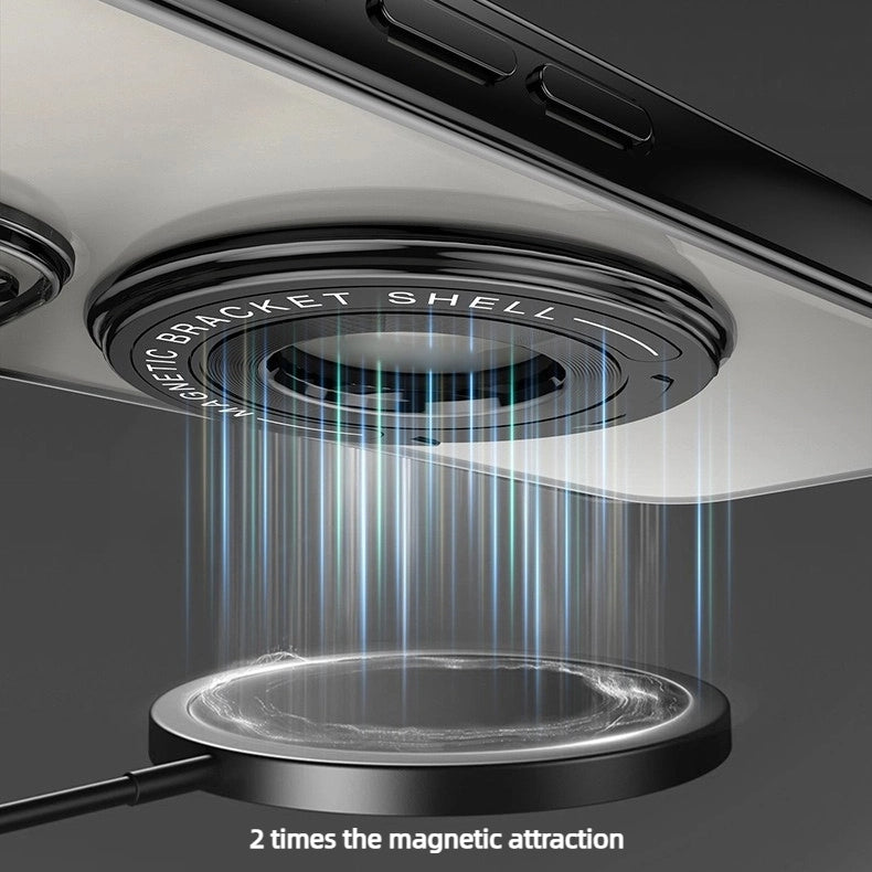 Electroplating Magnetic Bracket Mobile Phone Case