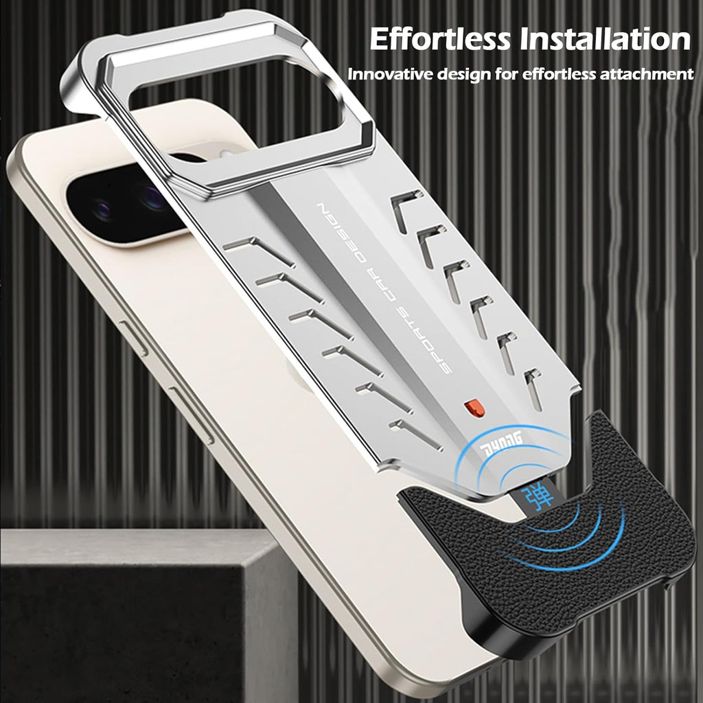 Aluminum Alloy Shockproof Heat Dissipation Case with Elastic Buckle Design