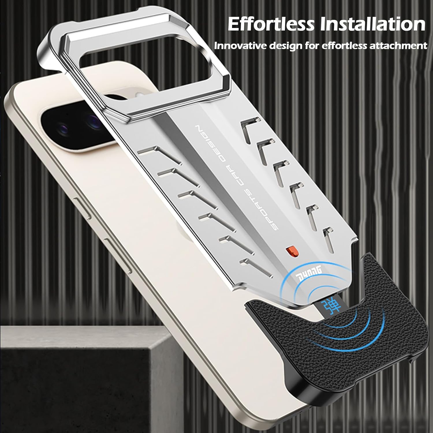 Aluminum Alloy Shockproof Heat Dissipation Case with Elastic Buckle Design