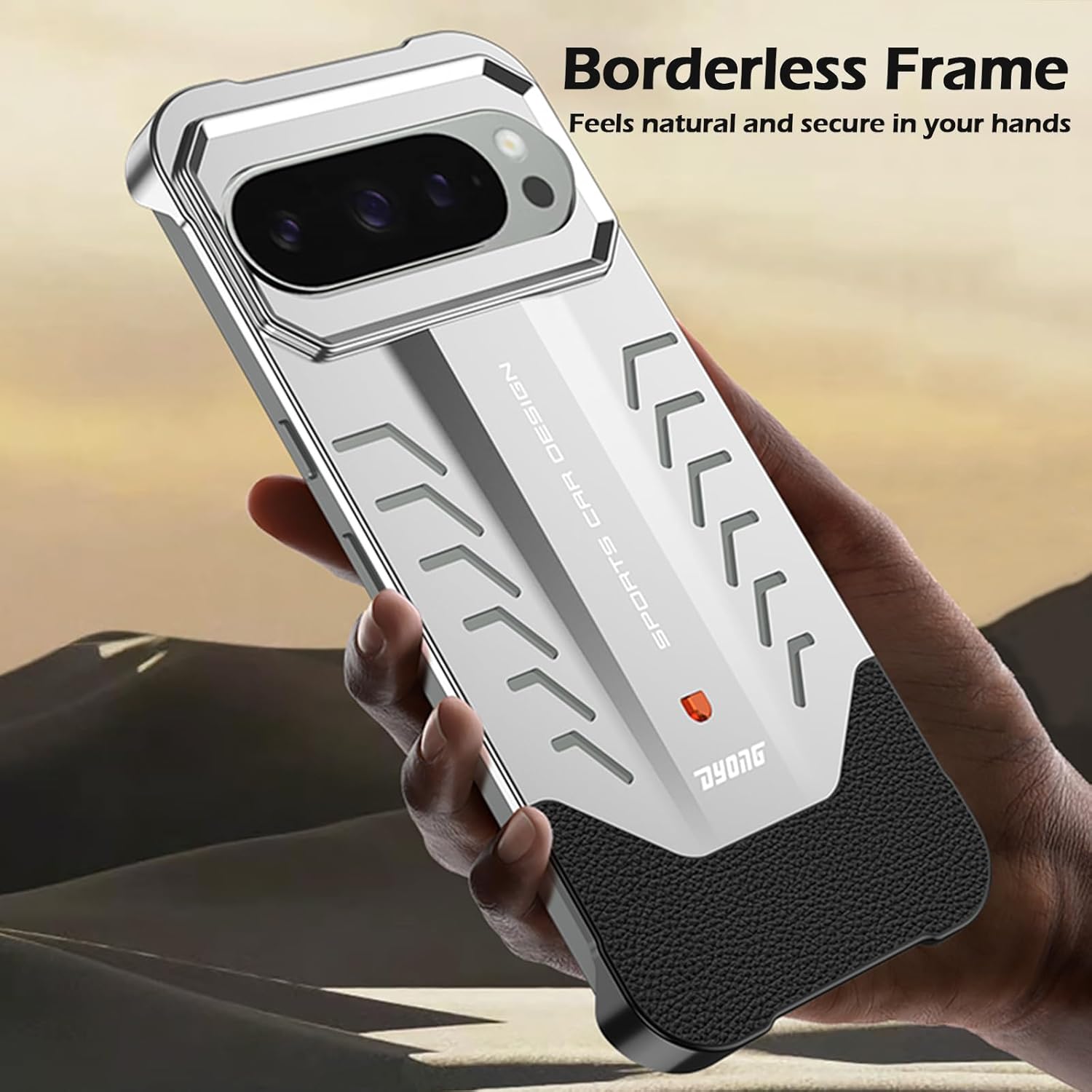 Aluminum Alloy Shockproof Heat Dissipation Case with Elastic Buckle Design