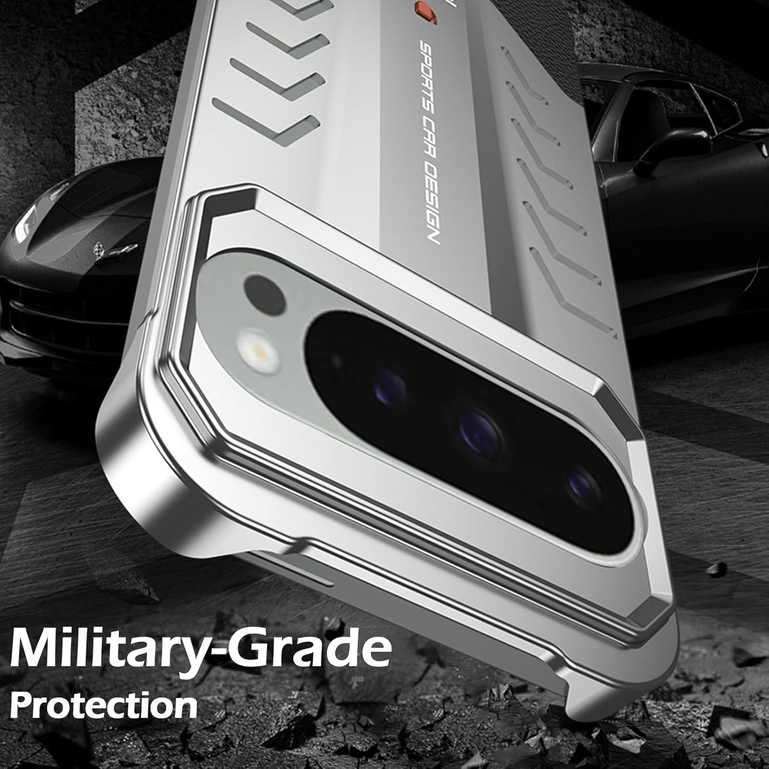Aluminum Alloy Shockproof Heat Dissipation Case with Elastic Buckle Design