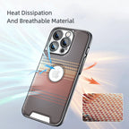 Kevlar Textured Magnetic Phone Case With Full Lens Coverage