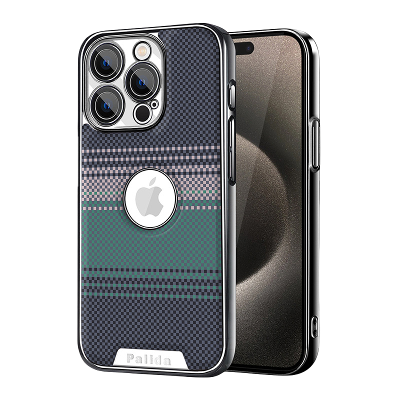 Kevlar Textured Magnetic Phone Case With Full Lens Coverage