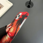 Sunset Coconut Tree Scenery Photo Frame Phone Case