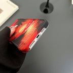 Sunset Coconut Tree Scenery Photo Frame Phone Case