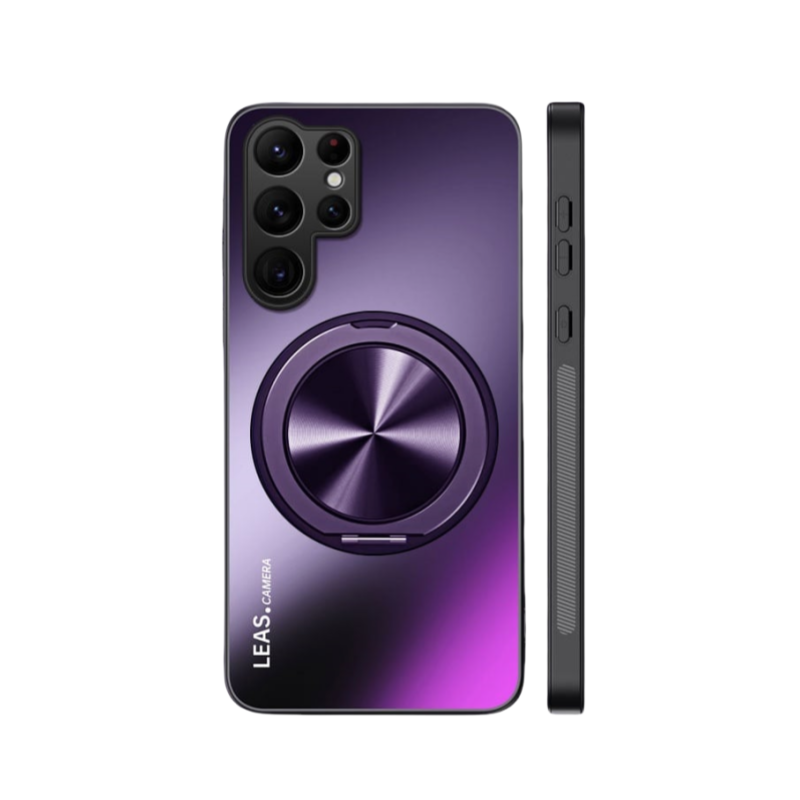 ??Fully inclusive magnetic bracket skin-feel mobile phone case