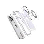 Two-color transparent magnetic rotating bracket first shell