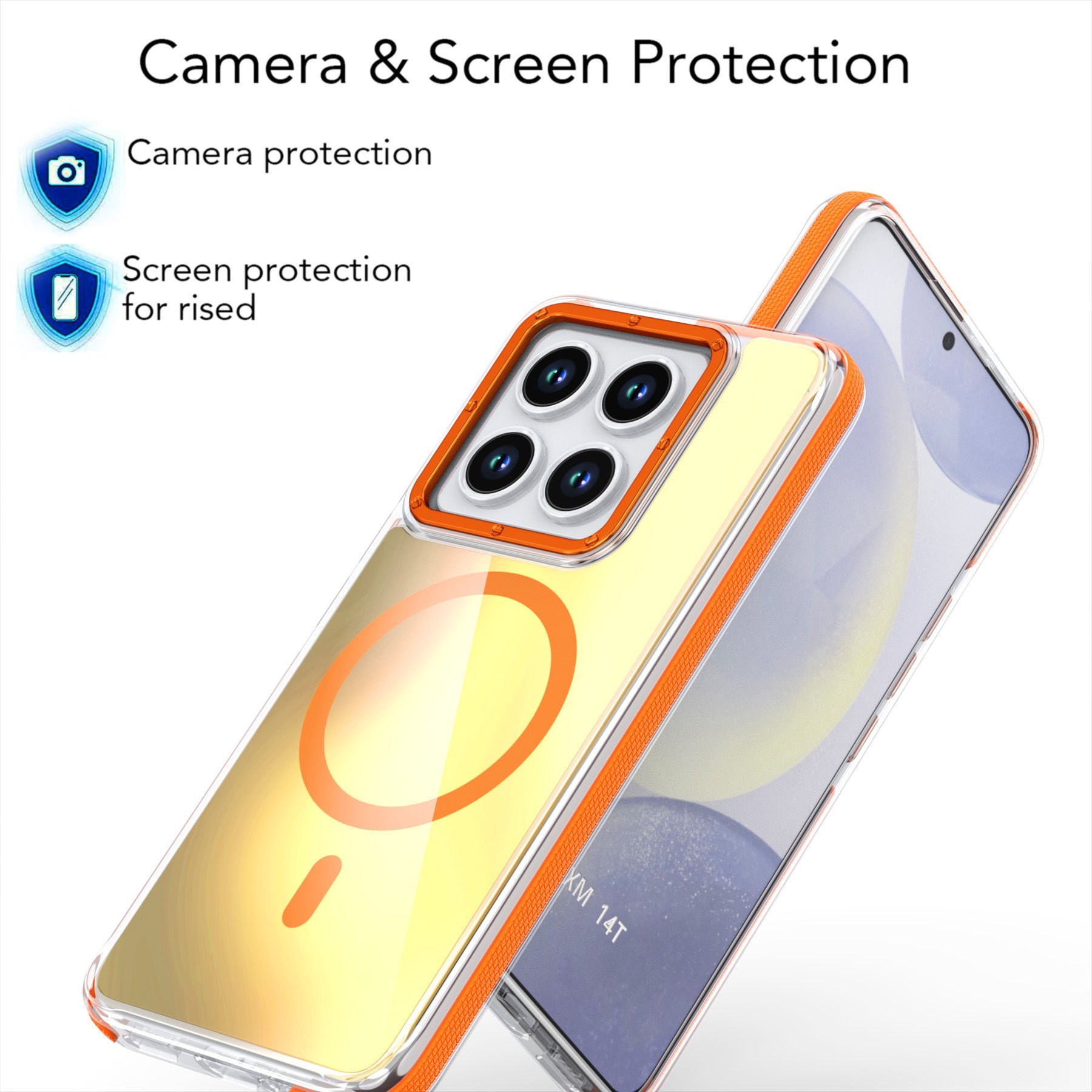 Anti-collision Colorful Magnetic Mobile Phone Case