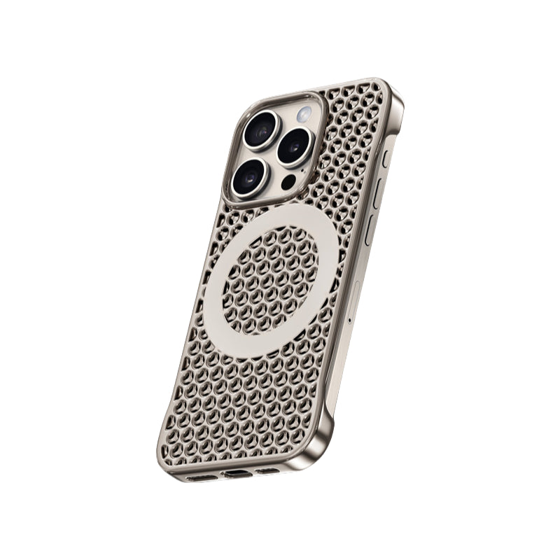 Half-covered Heat Dissipation Magnetic Mobile Phone Case