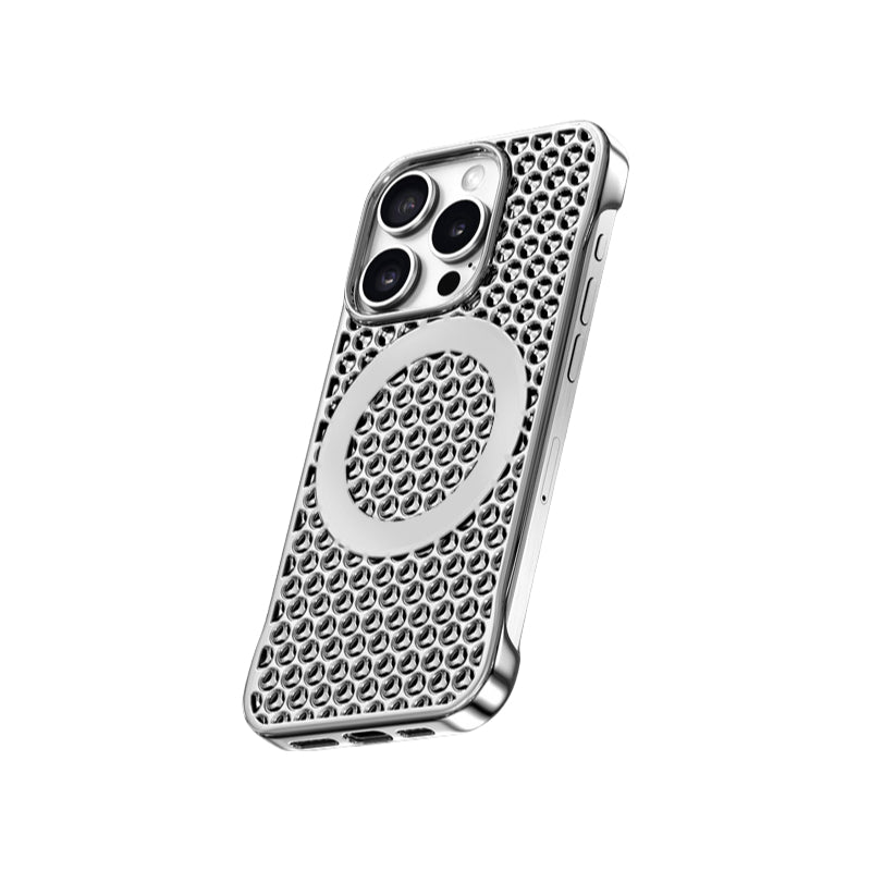 Half-covered Heat Dissipation Magnetic Mobile Phone Case
