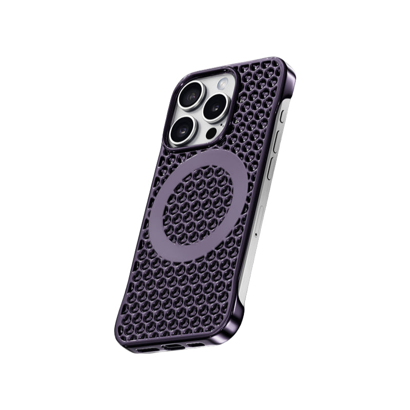 Half-covered Heat Dissipation Magnetic Mobile Phone Case