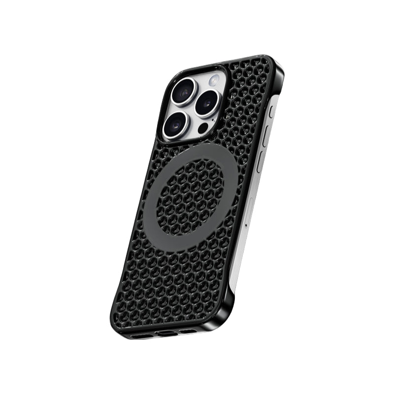Half-covered Heat Dissipation Magnetic Mobile Phone Case