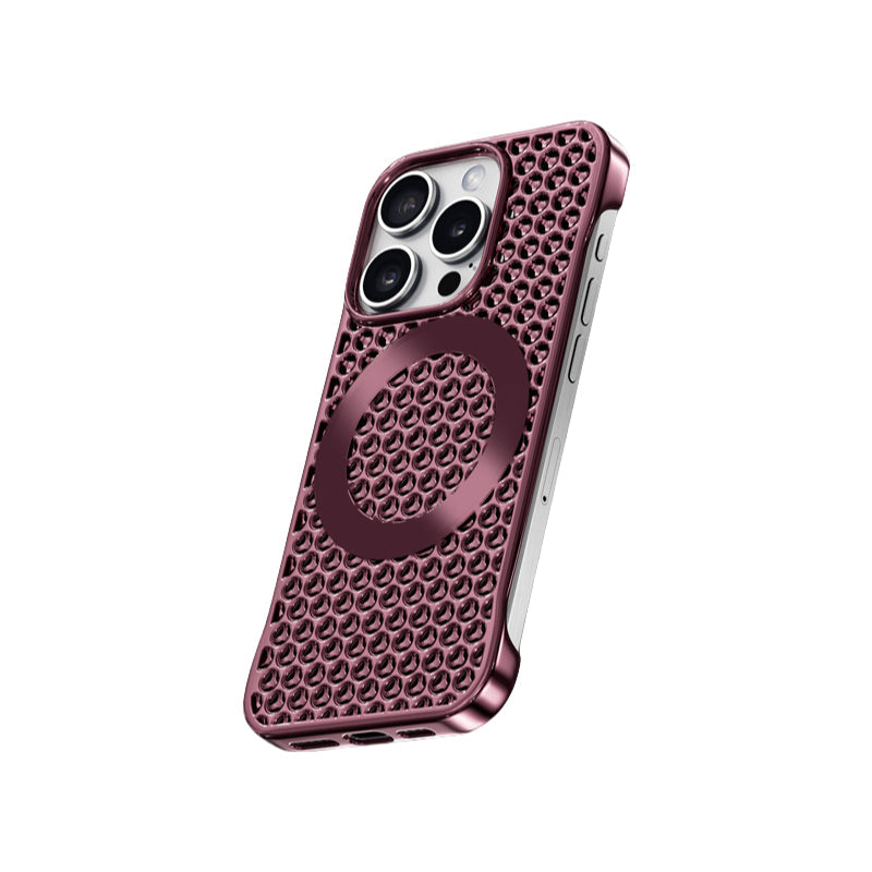 Half-covered Heat Dissipation Magnetic Mobile Phone Case
