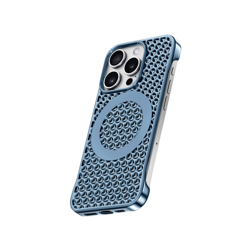 Half-covered Heat Dissipation Magnetic Mobile Phone Case