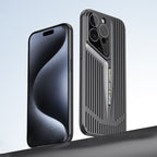 iPhone 17 Series Supercar Blade Cooling Electroplated Texture Case