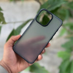 iPhone 15 Pro Max Cover - Ice Crystals Frosted Matte Protective Case