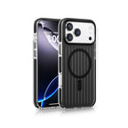iPhone 17 Series: Corrugated Metallic MagSafe Shockproof Case