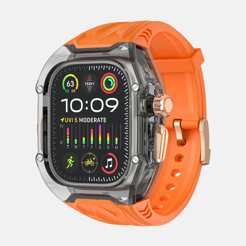 49MM Black Edition Case for iWatch Ultra 1, 2 - ORANGE