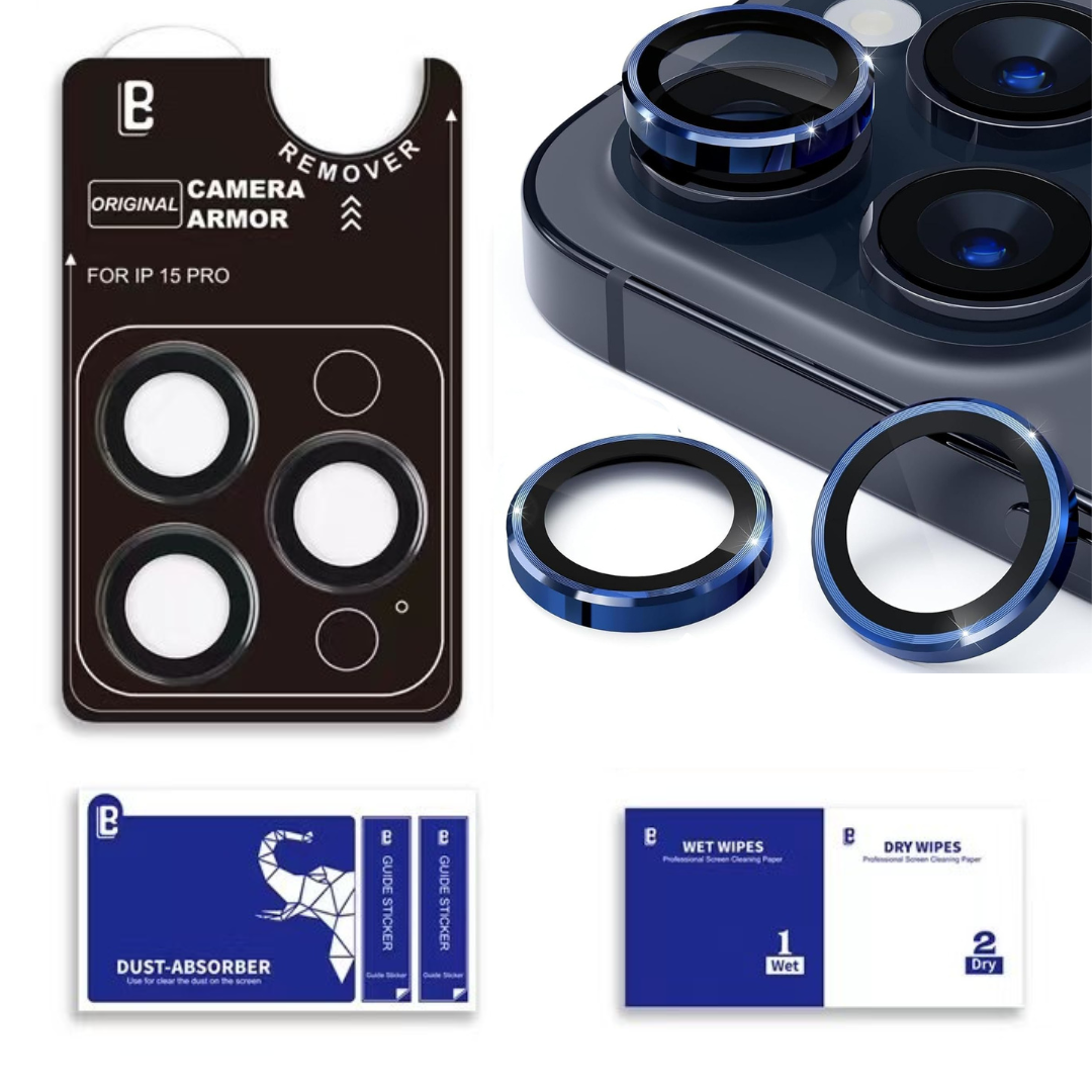 iPhone 15 Series Sapphire Crystal PVD Stainless Camera Ring