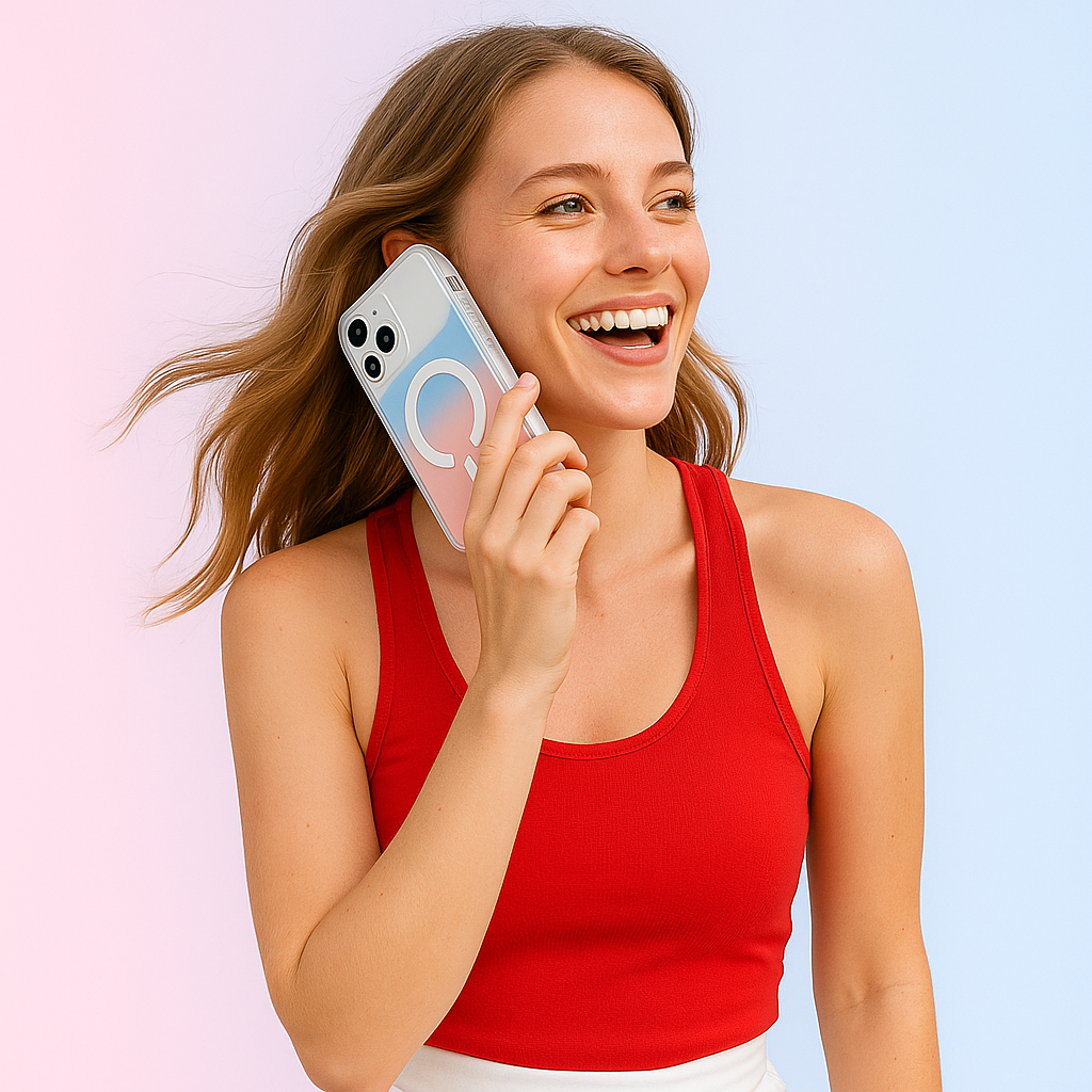 s New iPhone 17 Series|Laser Gradient Frosted Phone Case