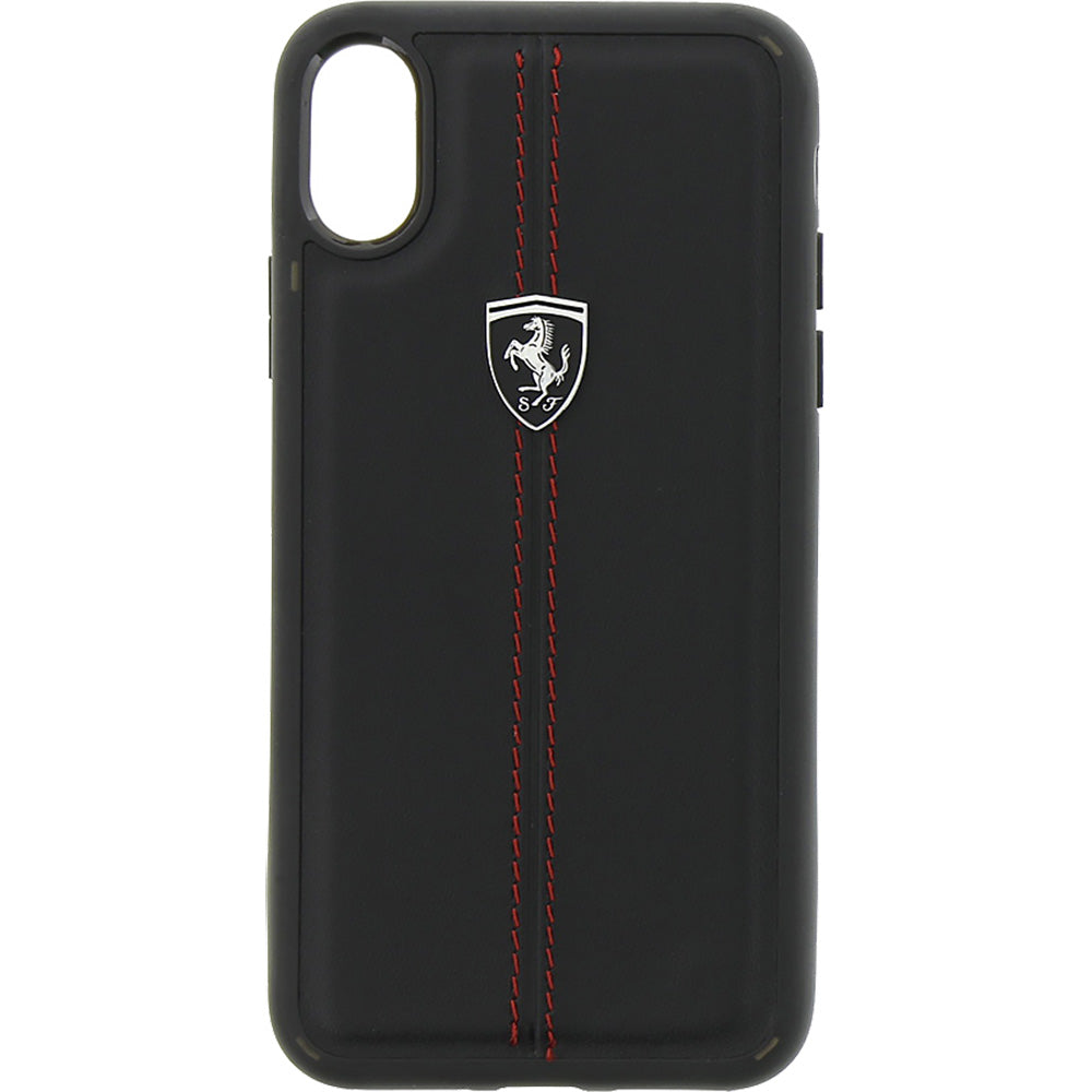 Ferrari ® iPhone X to 12 Pro Max Genuine Leather Crafted Case