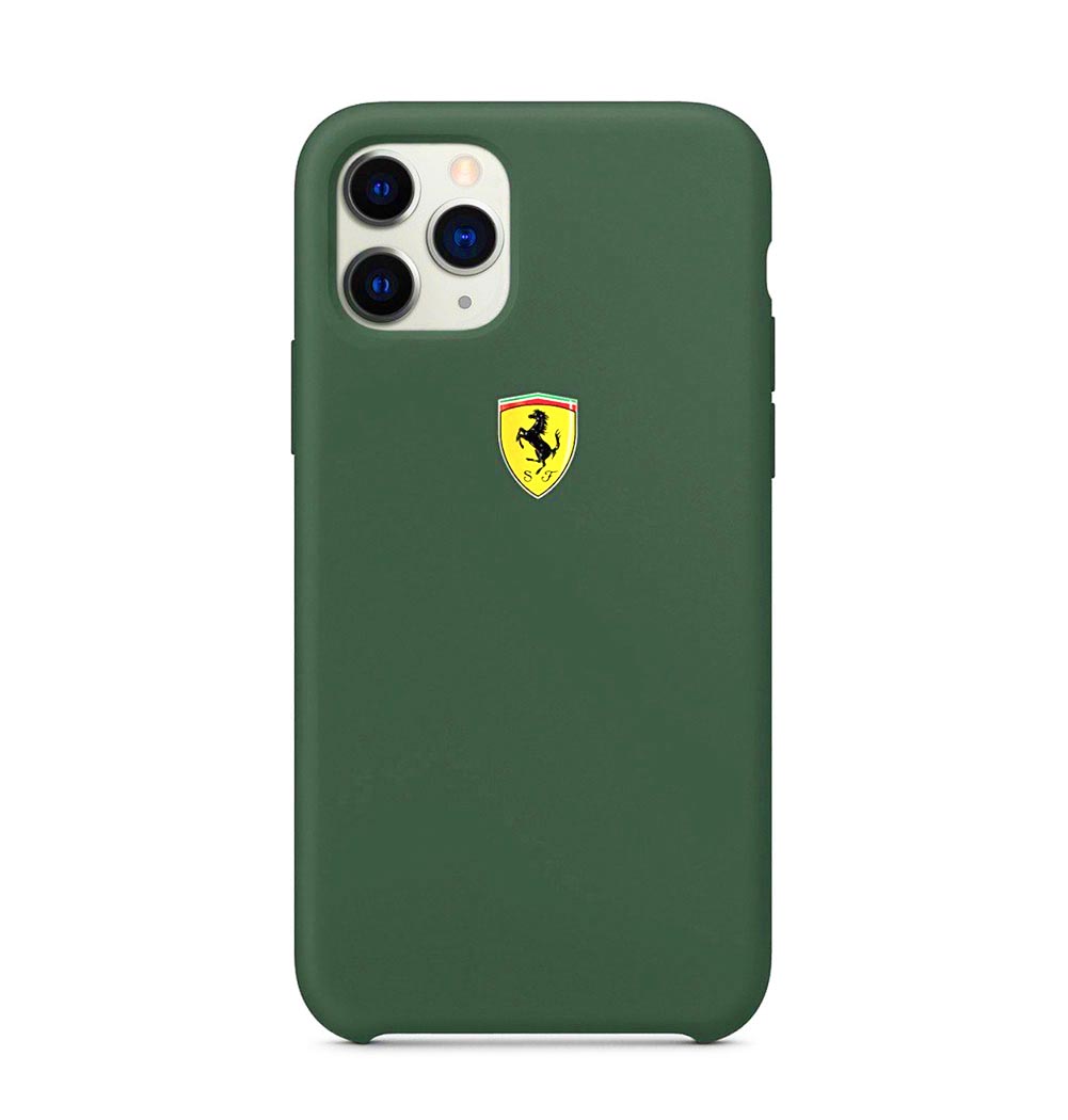 Ferrari ® iPhone Liquid Silicon Velvet-Touch Silk Finish Case